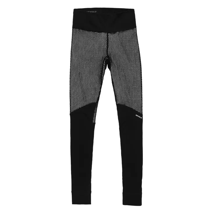 Devold Wool Mesh Pro Longs Women's Black - Under Layer Trousers - 7028567755013 - 1
