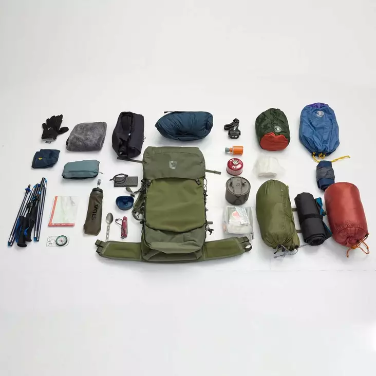 kaj Fjällräven Unisex Kajka X-lätt 45 Backpack (Pack of 1) : Amazon.sg