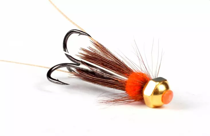 Hexagon Fire Red Frances - Tube Flies - 7033841055673 - 1