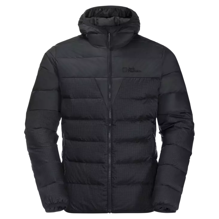 Jack Wolfskin Mens DNA Tundra Hoody Phantom - Down Jackets for Men - 4064993513103 - 1