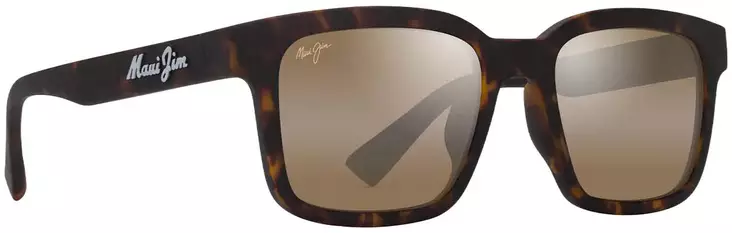 Maui Jim Opiopio AF - Matte Dark Havana Frame with HCL Bronze Lens - Plastic Lenses - 603429079543 - 1
