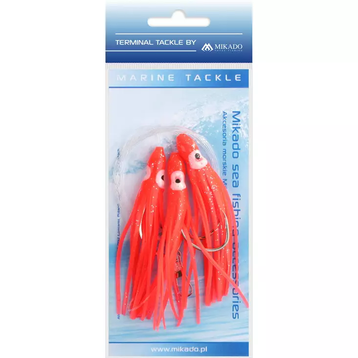 Mikado Octopus Rig 8cm 3x6/0 Red - Bottom Fishing & Cod Rigs - 5900637138303 - 1