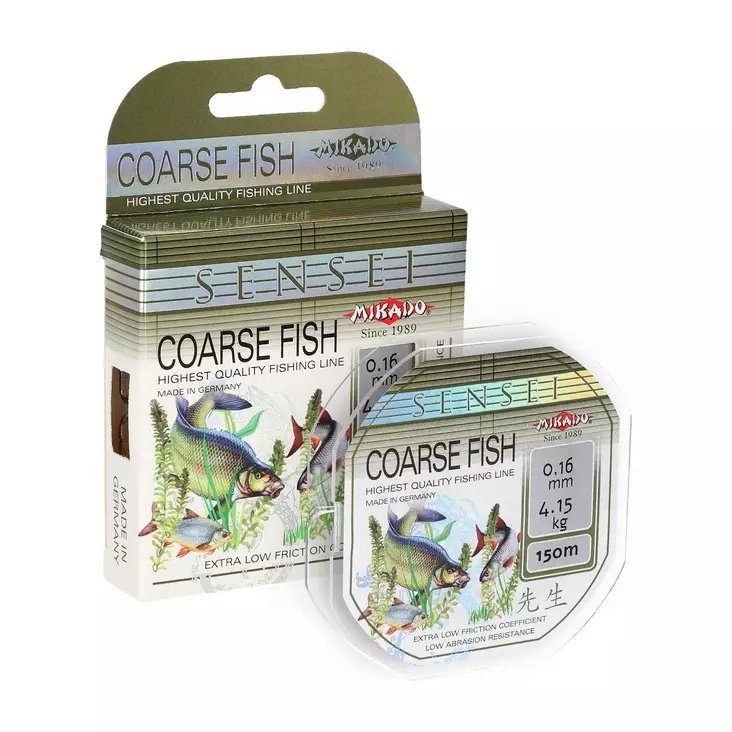 Mikado Sensei Coarse Fish 150m - Feeder & Match Monofilament - 5900637505143 - 1
