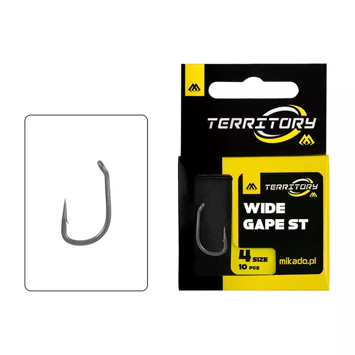Mikado Territory Wide Gape ST - Wide Gape Hooks - 5900637158523 - 1