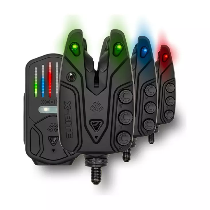 Mikado X-Bite Bite Alarm Set 3+1 - Single Alarms & Sets - 5900637157083 - 1