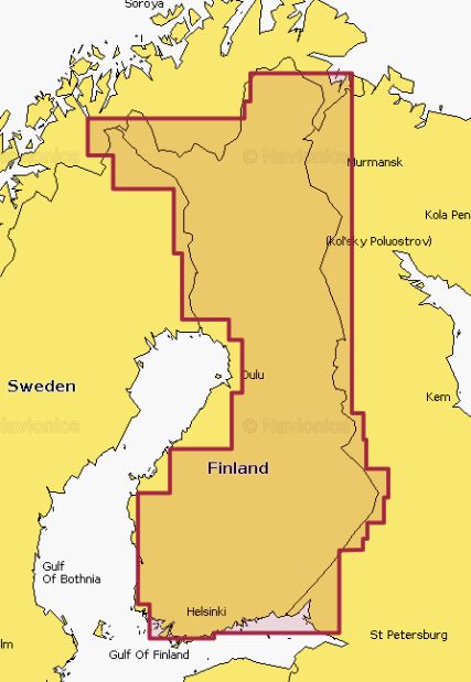 Navionics+ Finnish Lakes - Small card for old models - Maps - 6417512511643 - 1