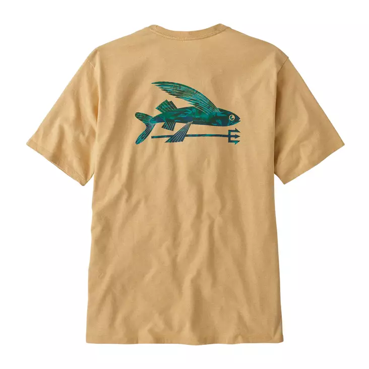 Patagonia Mens Flying Fish Responsibili-Tee Cliffs and Coves - T-Shirts - 196924532823 - 1
