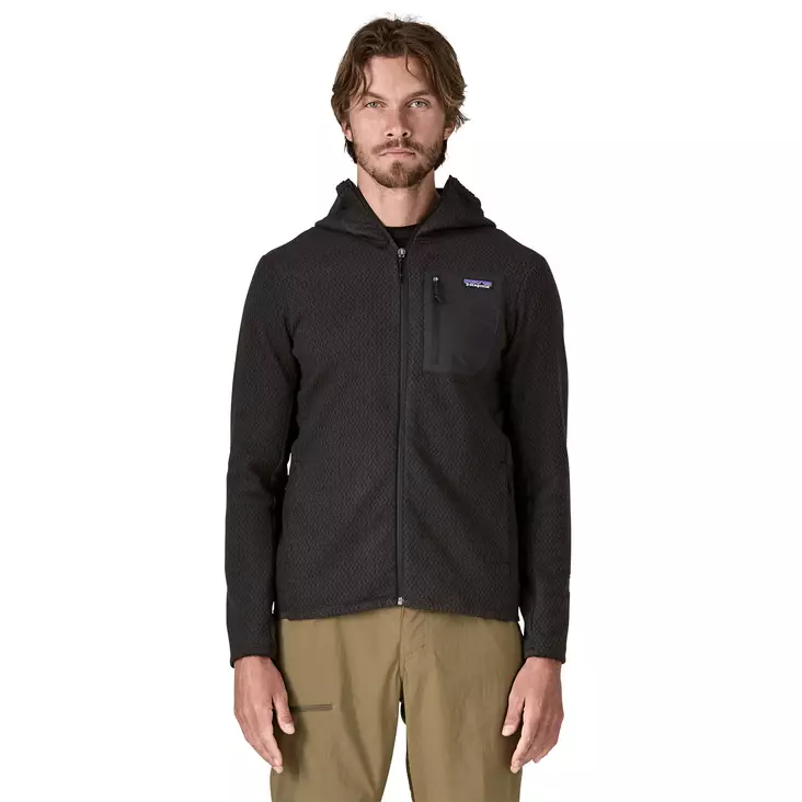Patagonia Mens R1 Air Full-Zip Hoody Black - Ruoto.com webstore