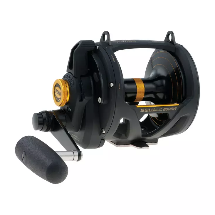 Penn Squall Lever Drag 2-Speed IGFA50 - Trolling & Big Game Reels - 031324197053 - 1