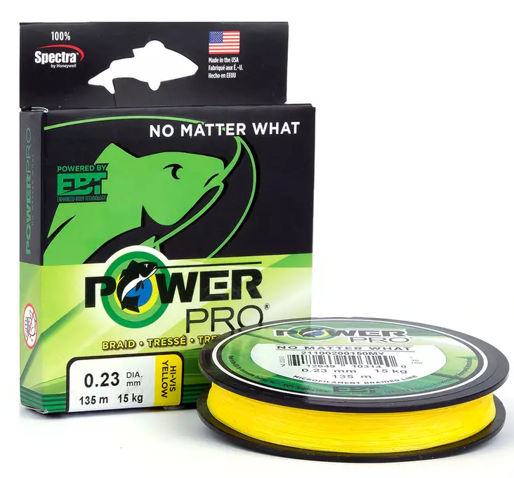 Power Pro Super Line Yellow 135m - Braided Lines - 0712649103133 - 1