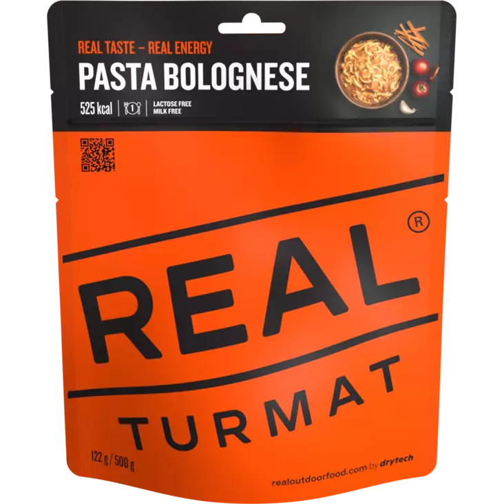 Real Turmat Pasta Bolognese - Outdoor Meals - 7036480052133 - 2