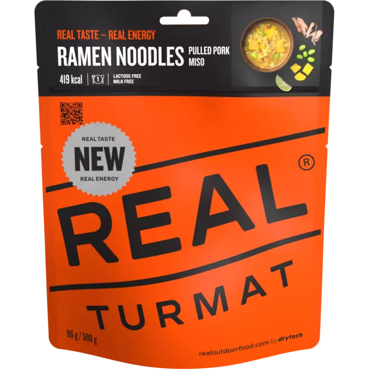 Real Turmat Ramen with Noodles (L) - Outdoor Meals - 7036480060213 - 2