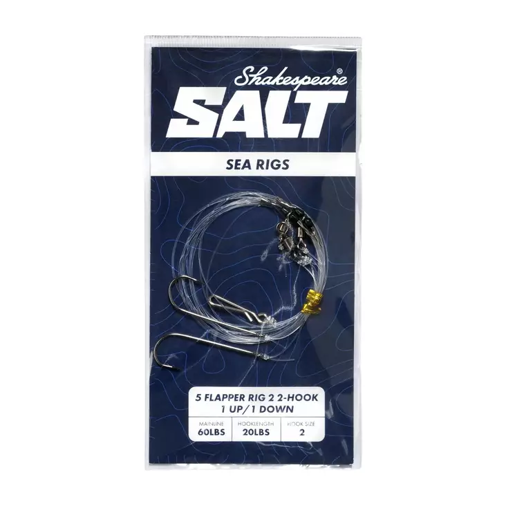 Shakespeare No 5 Flapper Rig Size 2 - Bottom Fishing & Cod Rigs - 043388130983 - 1