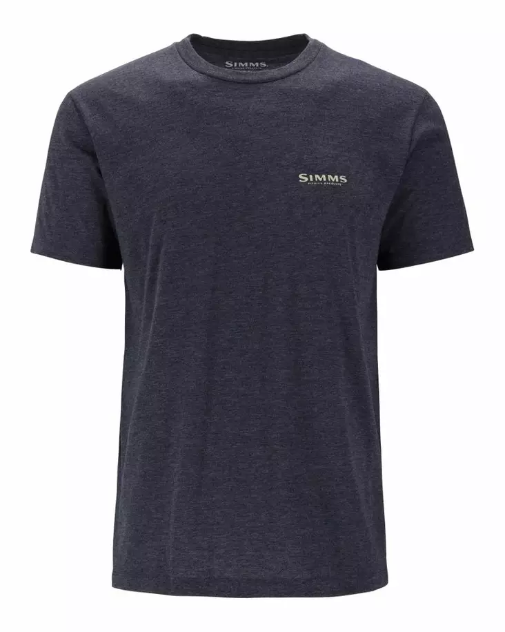 Simms Classic Tackle T-Shirt Navy Heather - Men T-Shirts - 694264679043 - 1