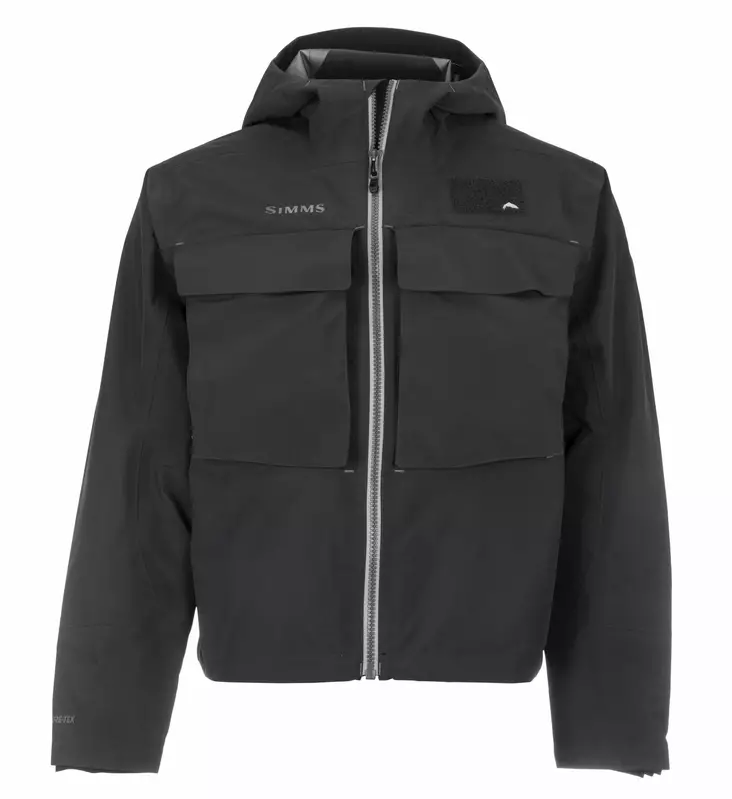 Simms Guide Classic Jacket Carbon - Wading Jackets - 694264541203 - 1
