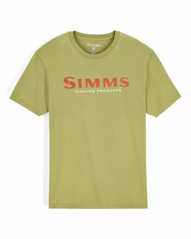 Simms Simms Logo T-shirt Tent Green - Men T-Shirts - 694264694343 - 1