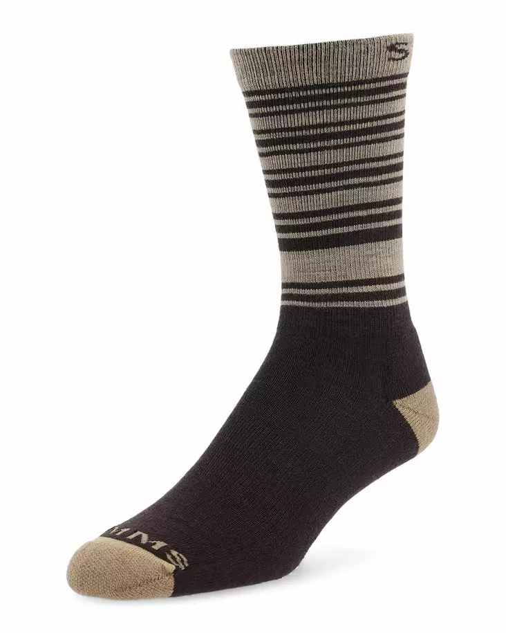 Simms Merino Lightweight Hiker Sock Hickory - Socks and Buff - 694264579893 - 2