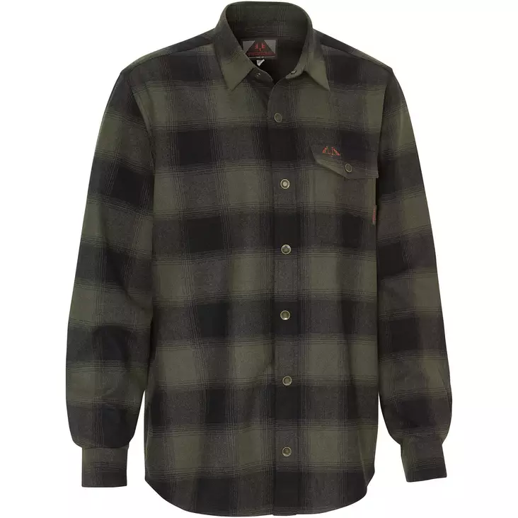 Swedteam Lynx Wool Shirt Green - Shirts - 7330144033613 - 1