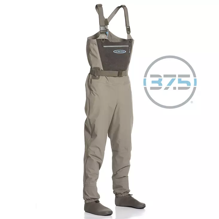 Vision Scout Strip Wader and Musta Michelin Boot Bundle - Wading Gear Combos - 2035006039M43 - 1