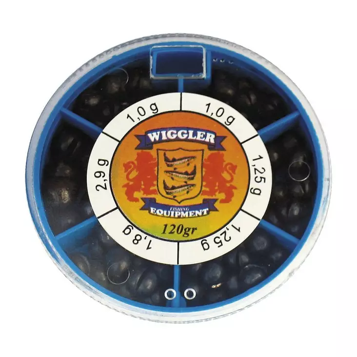 Wiggler Split Shot Box #S 120g 0,2-1g - Other Tools and Accessories - 7340010334263 - 1