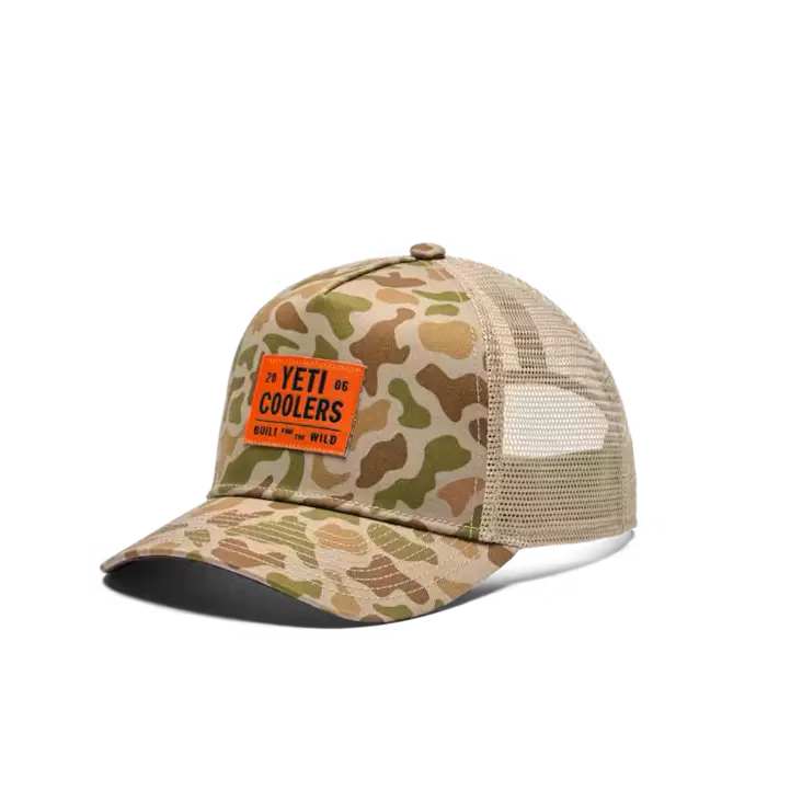 Yeti Coolers Camo Trucker Hat - Truckers - 888830627303 - 1