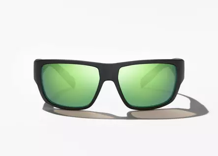 Bajio Piedra Black Matte Green Mirror Glass - Glass Lenses - 840290904844 - 2