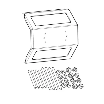 Humminbird Mounting Kit Solix 12 - Humminbird Accessories - 082324052514 - 1