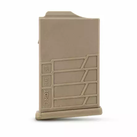 MDT Polymer AICS Magazine .308 Win / 6,5 Creedmoor 10 Round FDE - Magazines for AICS Rifles - 990482703714 - 1