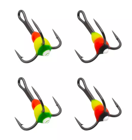 Mustad Ultrapoint TR78 Color hook KIT-3 - Ice Fishing Hooks - 6417512539104 - 1