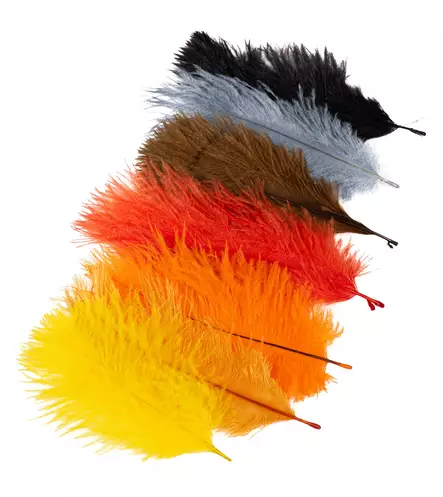 Silvergrey Mini Spey Ostrich Plumes - Other Feathers and Plumes - 40450300044 - 1