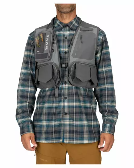 Simms Freestone Vest Pewter - Fly Fishing Vests - 694264549834 - 2