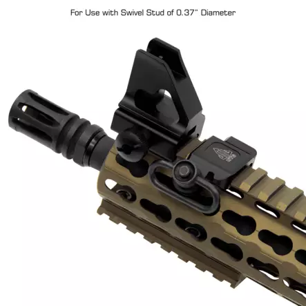 UTG Angled QD Sling Swivel Adaptor Picatinny 45 Degree Offset - Sling swivels and attachments - 4717385551084 - 2