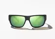 Bajio Piedra Black Matte Green Mirror Glass - Glass Lenses - 840290904844 - 2