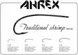 Ahrex NS156 Traditional Shrimp - Seatrout Hooks - 655043954874 - 3