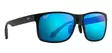 Maui Jim Red Sands - Matte Black Frame with Blue Hawaii Lens - Plastic Lenses - 603429041304 - 1