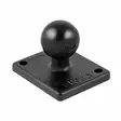 RAM B Ball Adapter AMPS Plate - RAM Mounts, size B - 793442946714 - 1