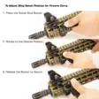 UTG Angled QD Sling Swivel Adaptor Picatinny 45 Degree Offset - Sling swivels and attachments - 4717385551084 - 6