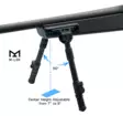 UTG RECON FLEX II Bipod 7.1"- 9.1" M-LOK - Bipods - 4717385556324 - 3