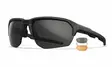 Wiley X WX Jakl Grey & Clear & Light Rust - Matte Black - Shooting Glasses - 712316091534 - 1