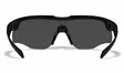 Wiley X WX Rogue Comm Grey & Clear & Light Rust - Matte Black - Shooting Glasses - 712316124324 - 2