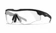 Wiley X WX Rogue Comm Grey & Clear & Light Rust - Matte Black - Shooting Glasses - 712316124324 - 3