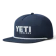 Yeti Flat Brim Rope Hat Navy - Caps - 888830270844 - 1