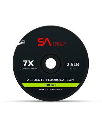 Scientific Anglers Absolute Fluorocarbon Trout Tippet - Fluorocarbon Tippets - 840309135474 - 1