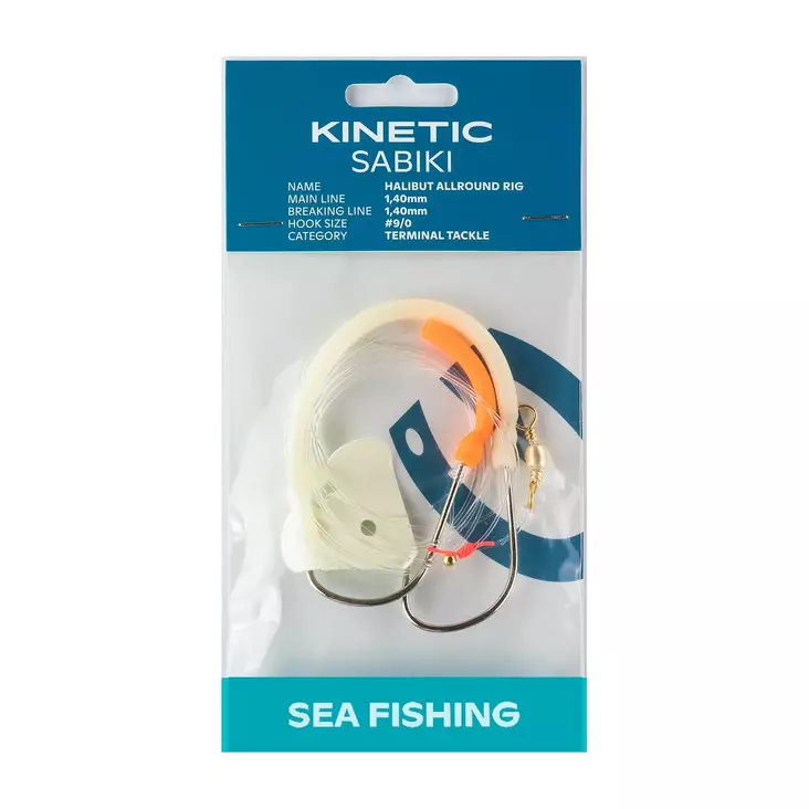 Kinetic Sabiki Halibut Allround #9/0 - Bottom Fishing & Cod Rigs - 5707461355414 - 1