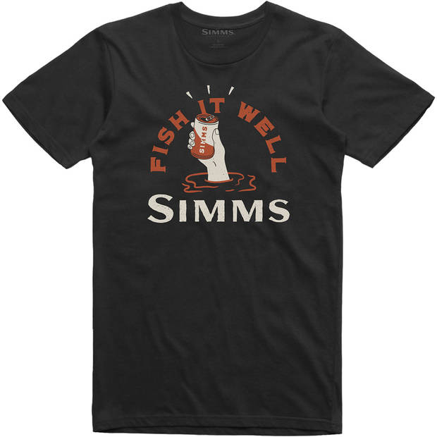 Simms Cheers Fish It Well T-Shirt BLK M - Men T-Shirts - 694264532294 - 1