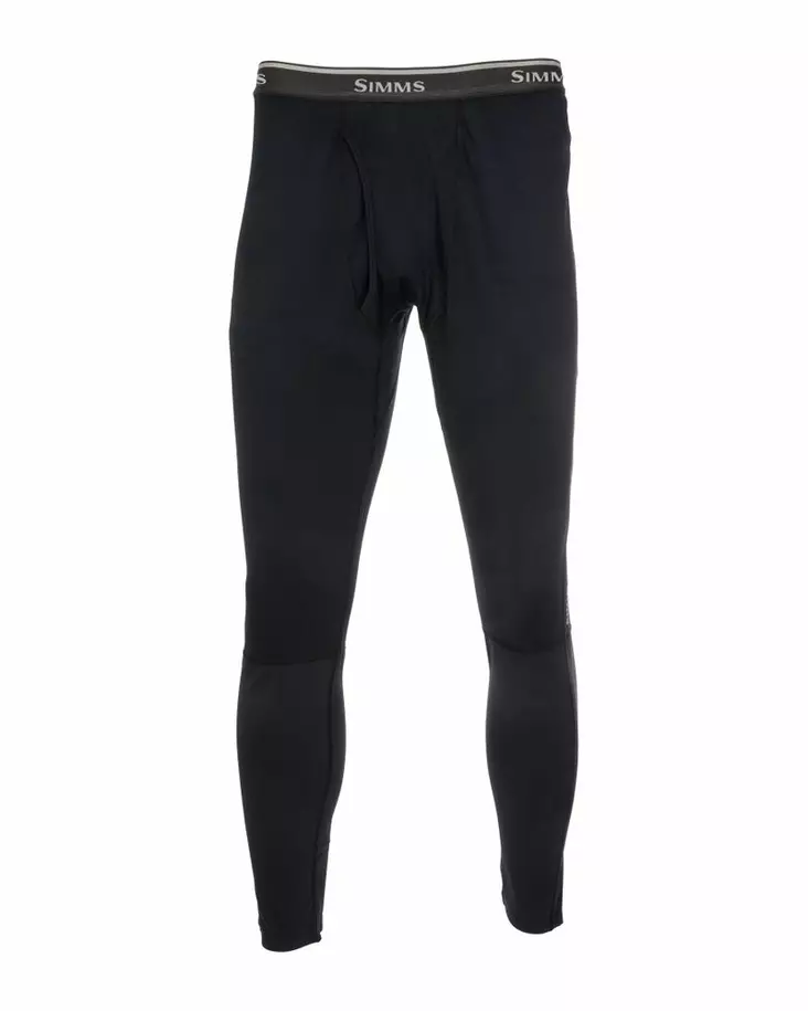 Simms Heavyweight Baselayer Bottom Black - Under Layer Trousers - 694264555194 - 2