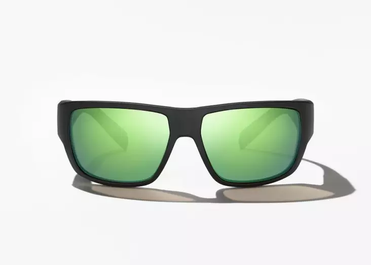 Bajio Piedra Black Matte Green Mirror Glass - Glass Lenses - 840290904844 - 2