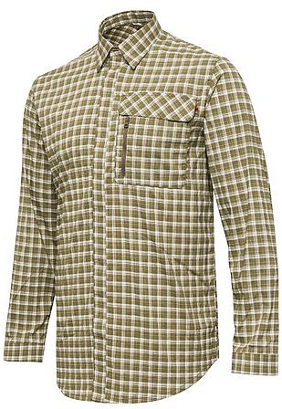 Beretta Lightweight Shirt White & Green Checkered - Shirts - 8051832535224 - 1
