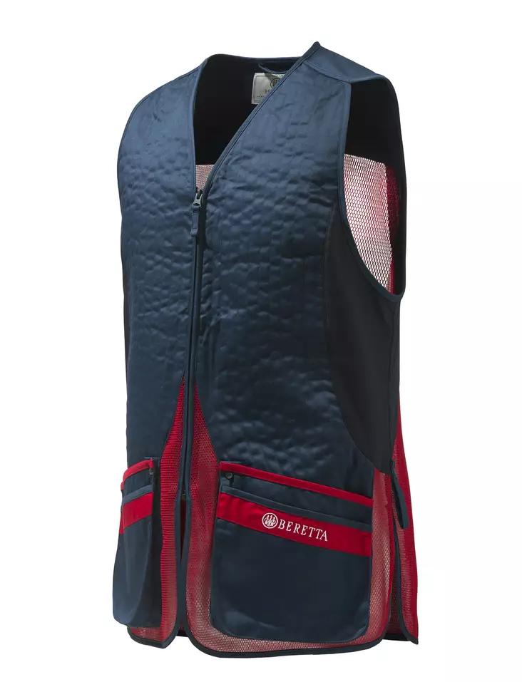 Beretta Silver Pigeon EVO Vest Blue&Red - Shooting Vests - 8051832382484 - 1