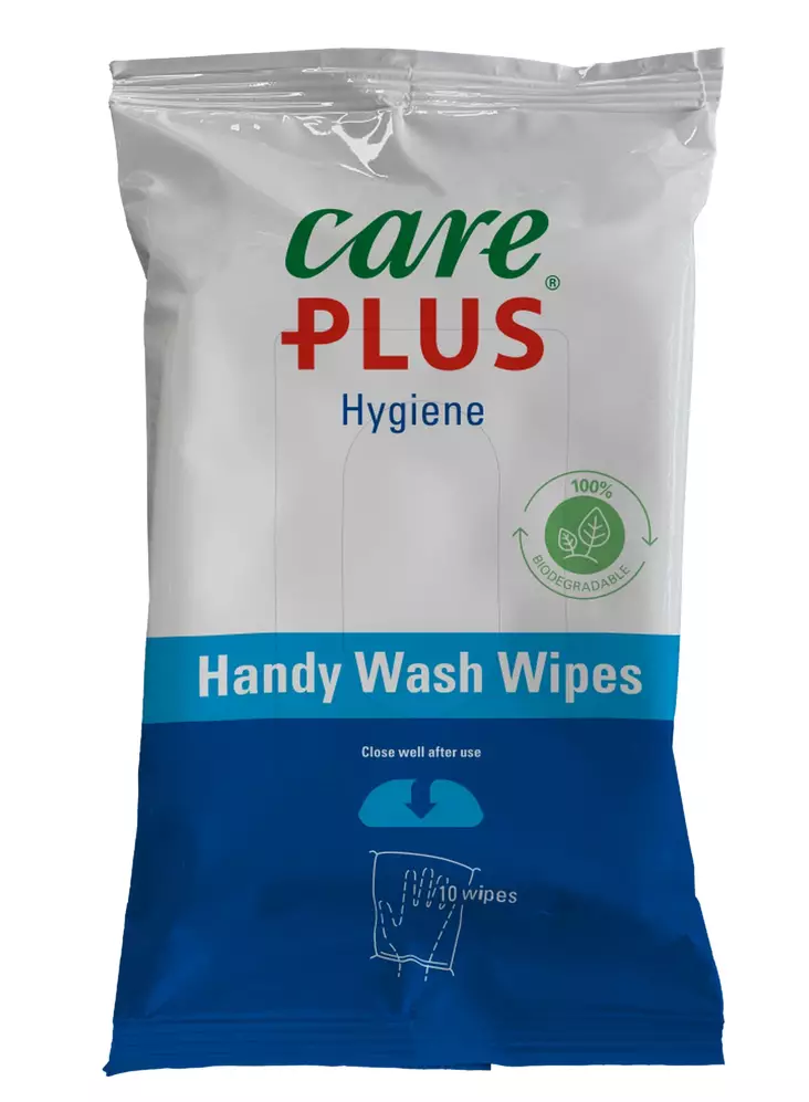 Care Plus Hygiene Handy Wash Wipes - Outdoor Hygiene and Chemicals - 8714024348704 - 1